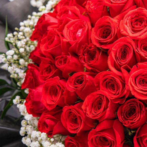 99 Roses bouquet by farmflorist