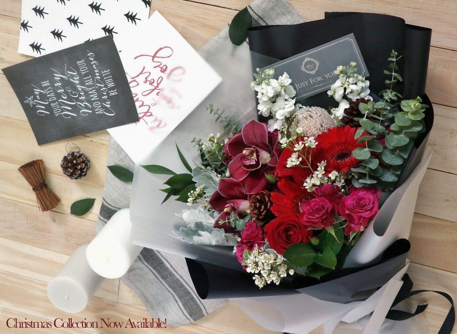 hazel florist baby hamper