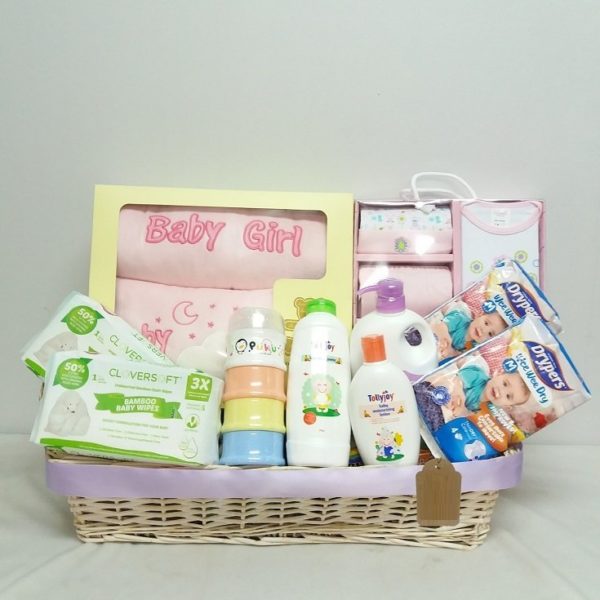 Deluxe Baby Girl Hamper Flower Delivery Singapore Florist Singapore
