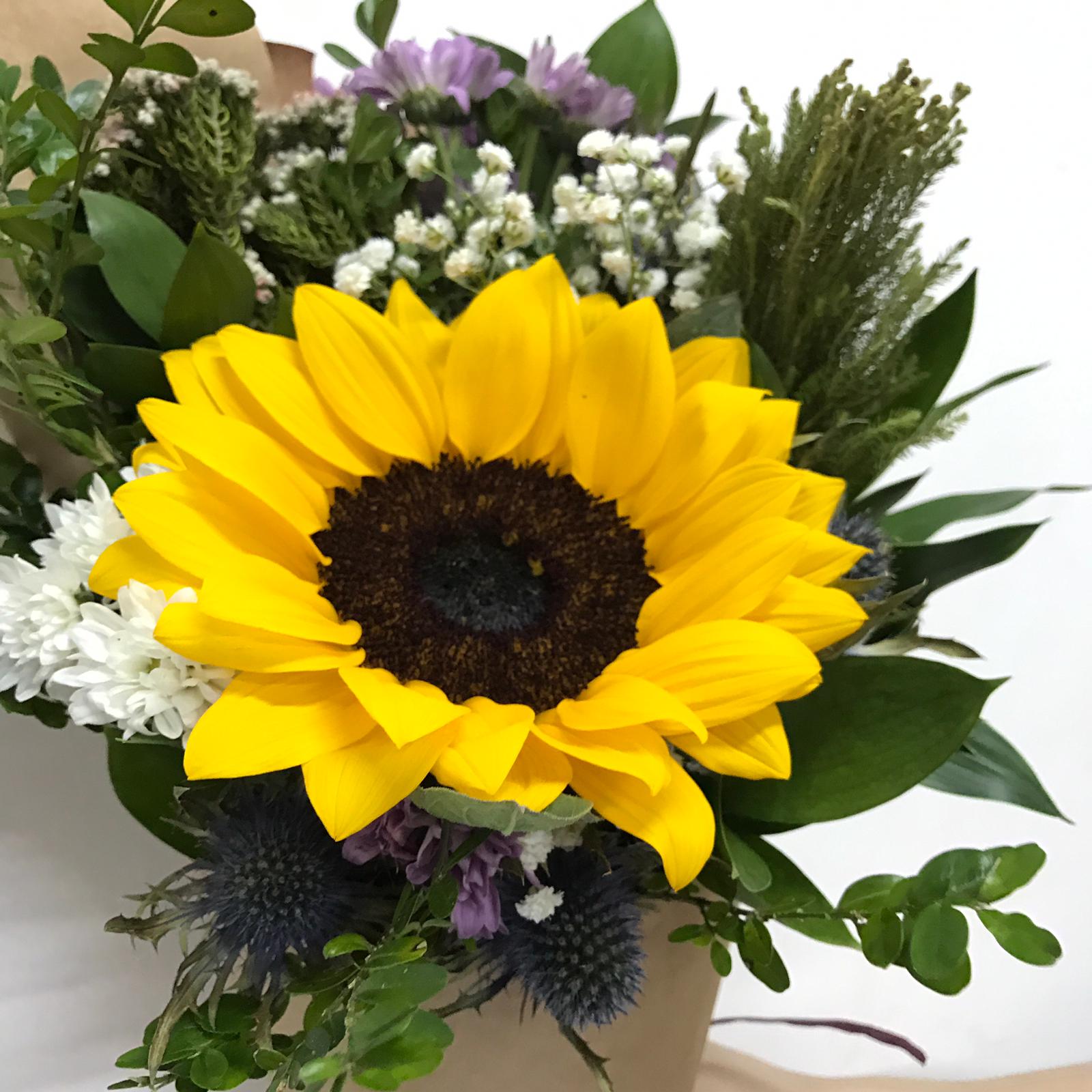 Surprise Sunflower Bouquet FARM Florist Free Same Day