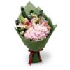 affinity 6 pink lilies and pink hydrangea by farm florist singapore