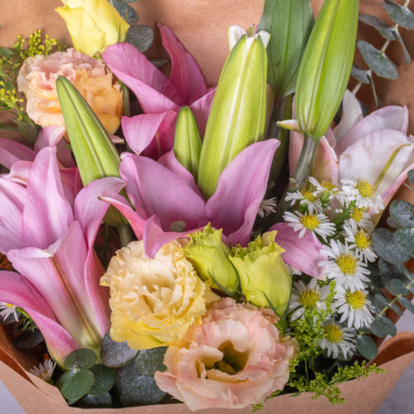 Surprise Lily Bouquet by Farmflorist Close-up