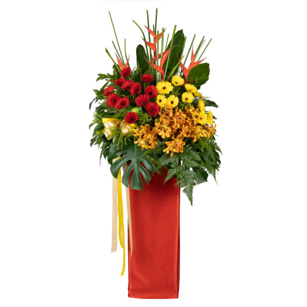 Prosperity and Success grand opening flower stand by farmflorist