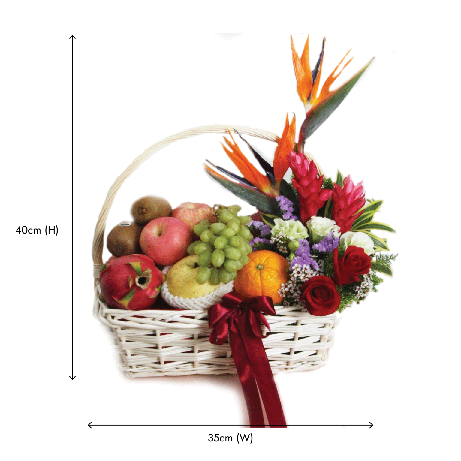 Fullness Fruit Basket by FARM Florist Singapore