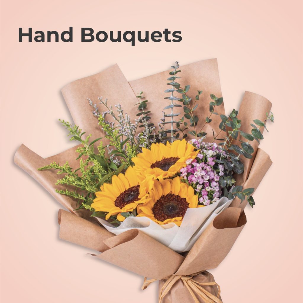 hand bouquets product tag