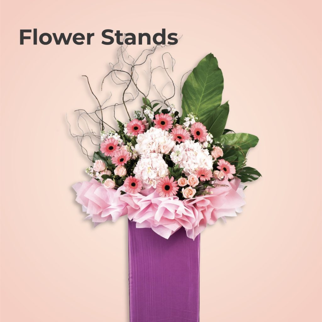flower stands product tag